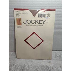 JOCKEY Bodyshaper Control Top Sandalfoot PANTYHOSE Size Small Color Sand‎ NOS